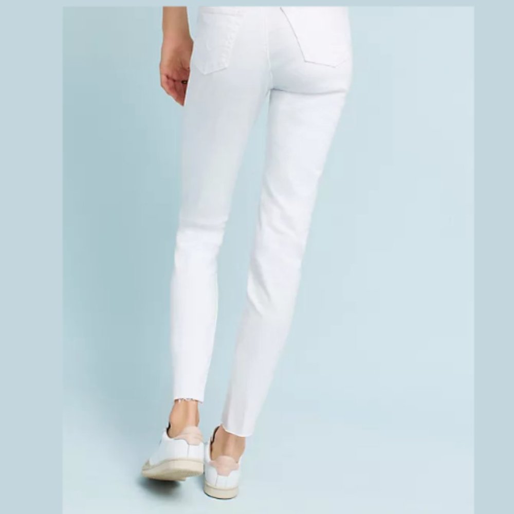 Anthropologie AG Adriano Goldschmied The Stevie Slim Straight Jeans Size 27 - Picture 3 of 12